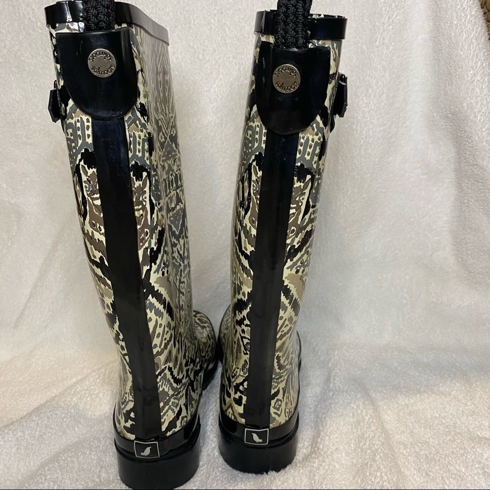 Sak Roots Printed Rain Boots NWOT - Picture 6 of 7